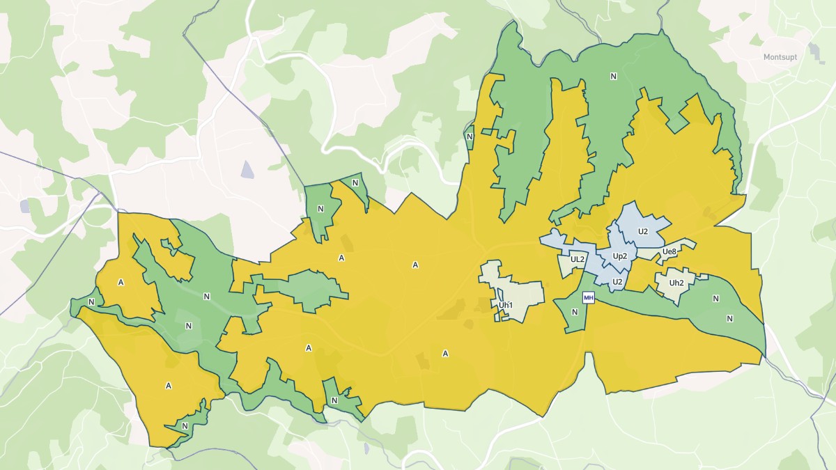 Aperçu cartographique de Margerie-Chantagret, centré sur la commune