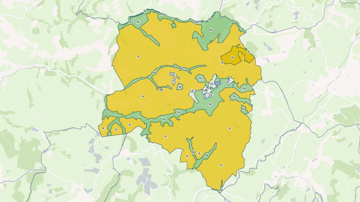 Aperçu cartographique de Montagny, centré sur la commune