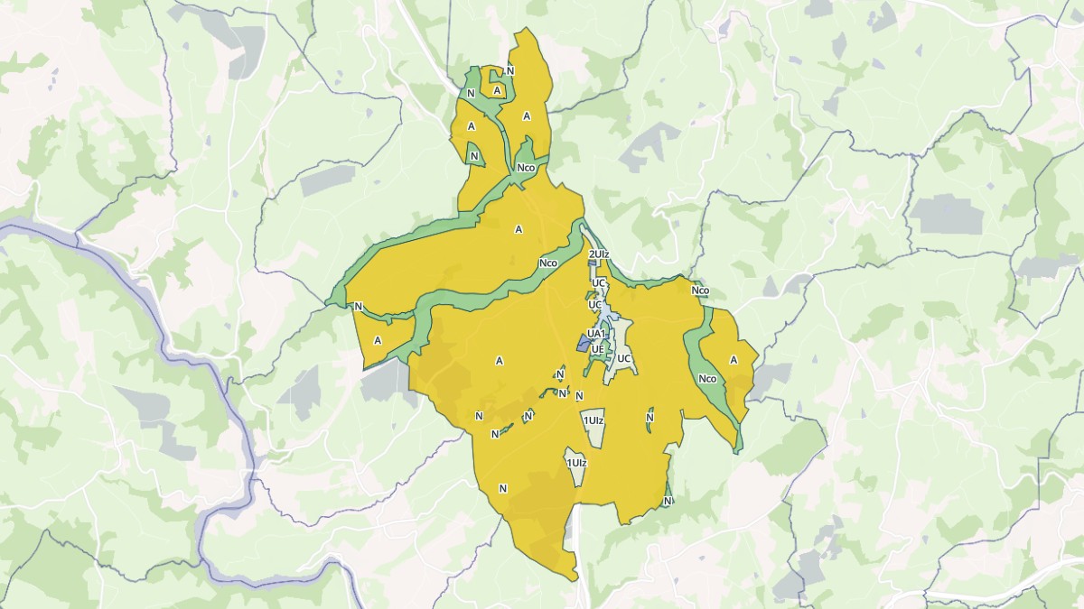 Aperçu cartographique de Neulise, centré sur la commune