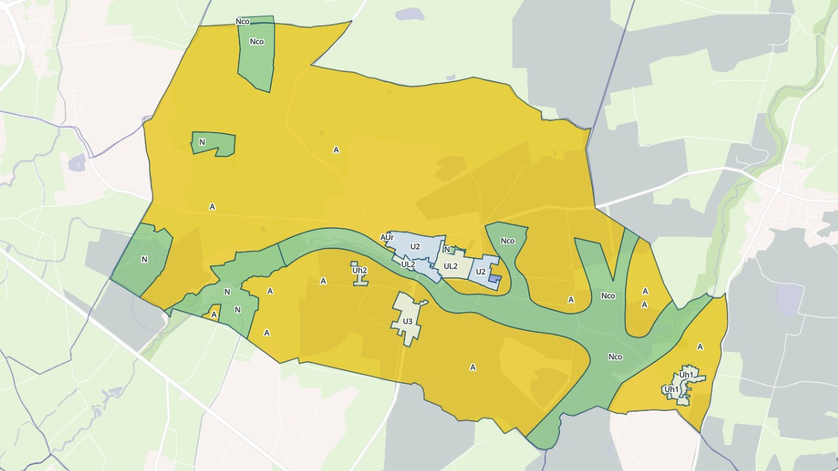 Aperçu cartographique de Précieux, centré sur la commune