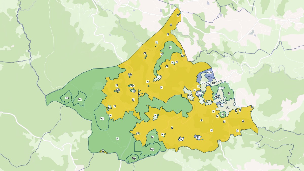 Aperçu cartographique de Saint-Jean-Soleymieux, centré sur la commune
