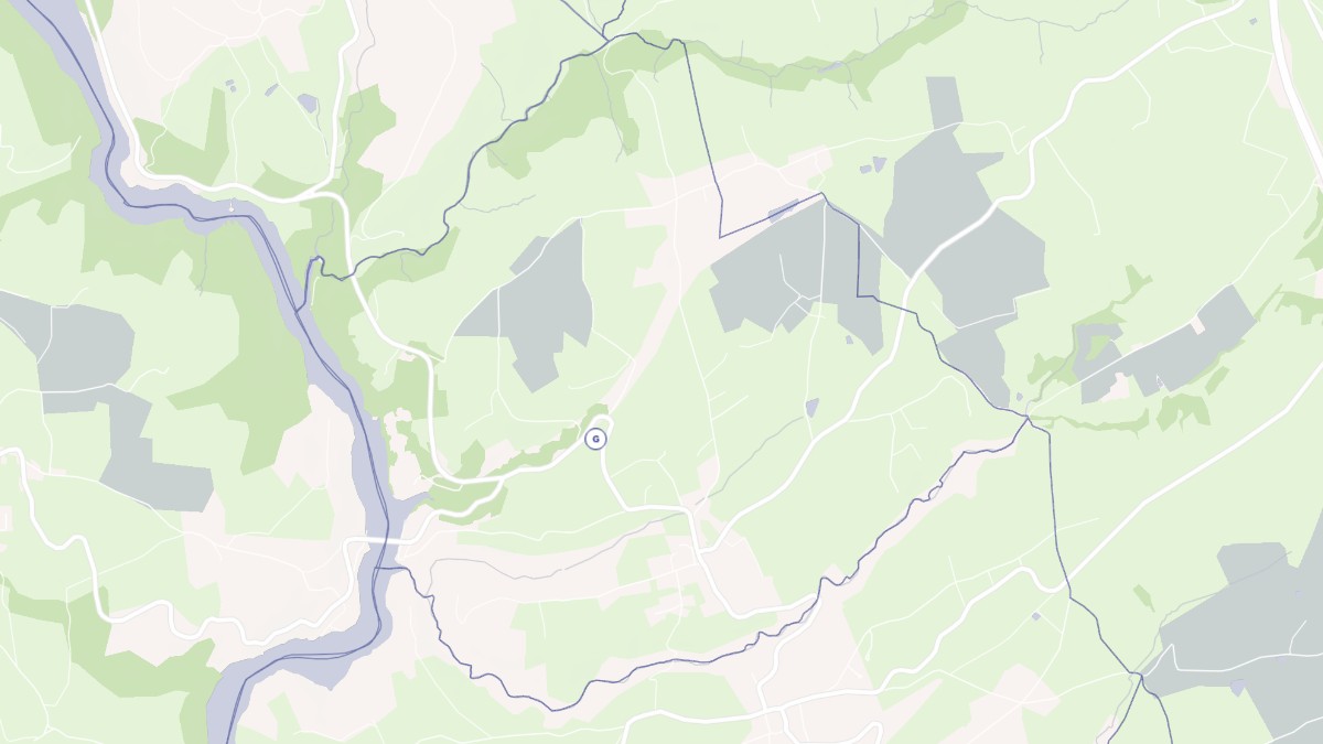 Aperçu cartographique de Saint-Jodard, centré sur la commune