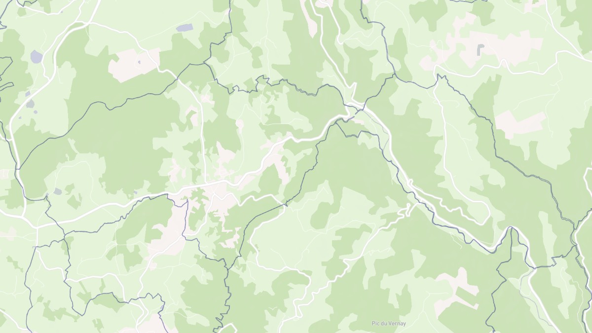 Aperçu cartographique de Vêtre-sur-Anzon, centré sur la commune