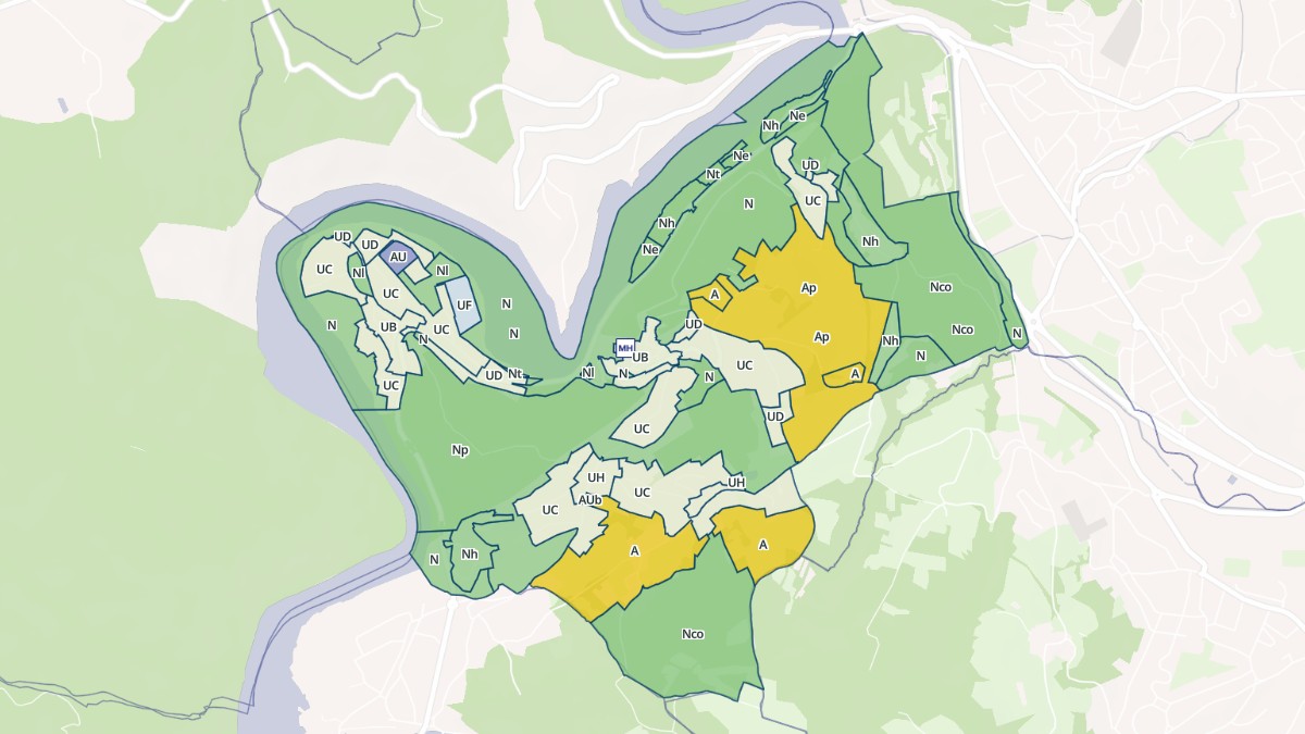 Aperçu cartographique de Saint-Paul-en-Cornillon, centré sur la commune