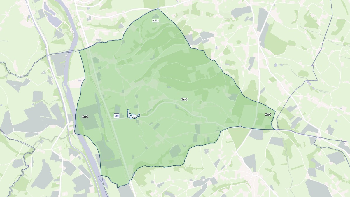 Aperçu cartographique de Saint-Pierre-la-Noaille, centré sur la commune