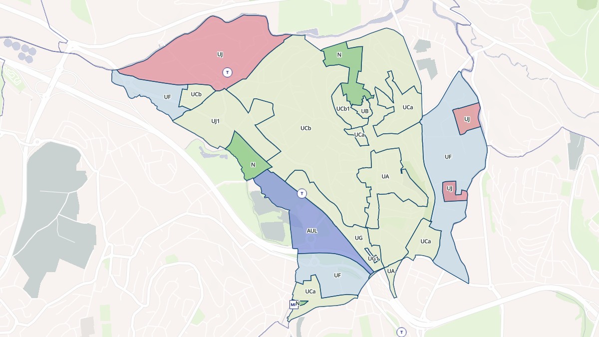 Aperçu cartographique de Saint-Priest-en-Jarez, centré sur la commune