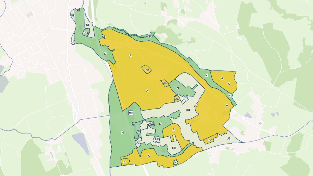 Aperçu cartographique de Saint-Vincent-de-Boisset, centré sur la commune