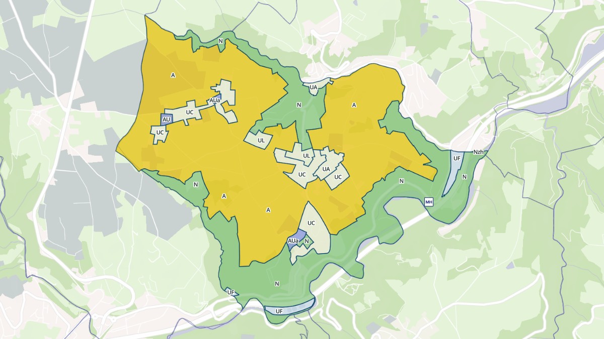 Aperçu cartographique de Tartaras, centré sur la commune