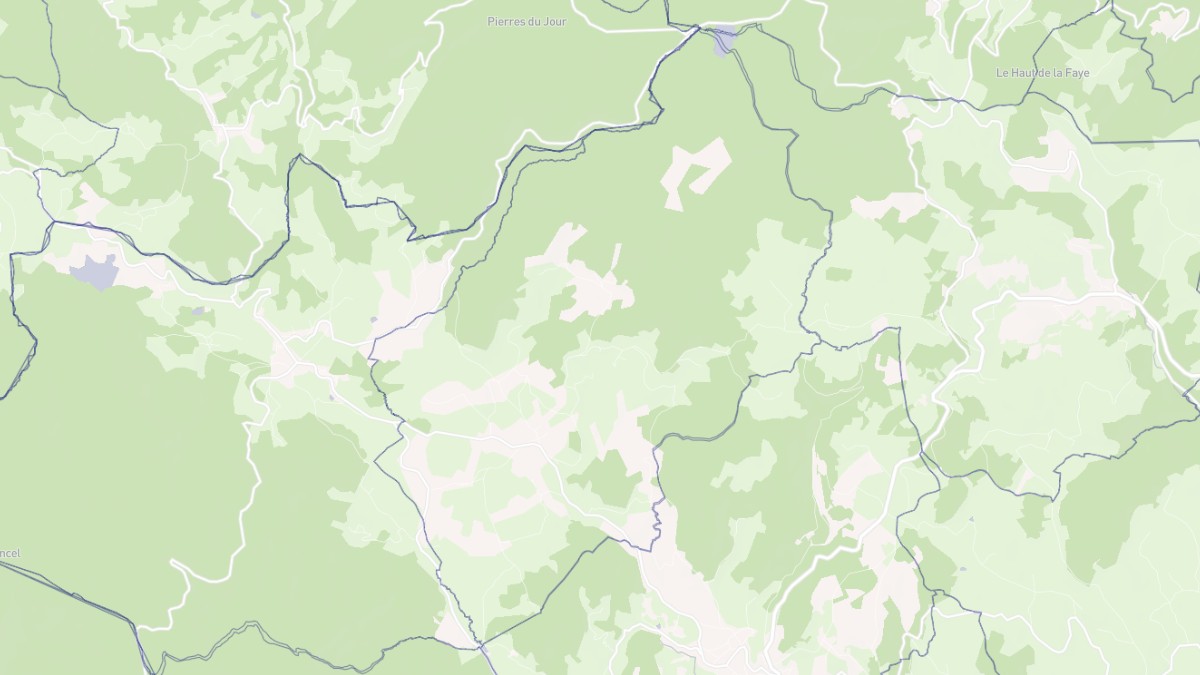 Aperçu cartographique de La Tuilière, centré sur la commune
