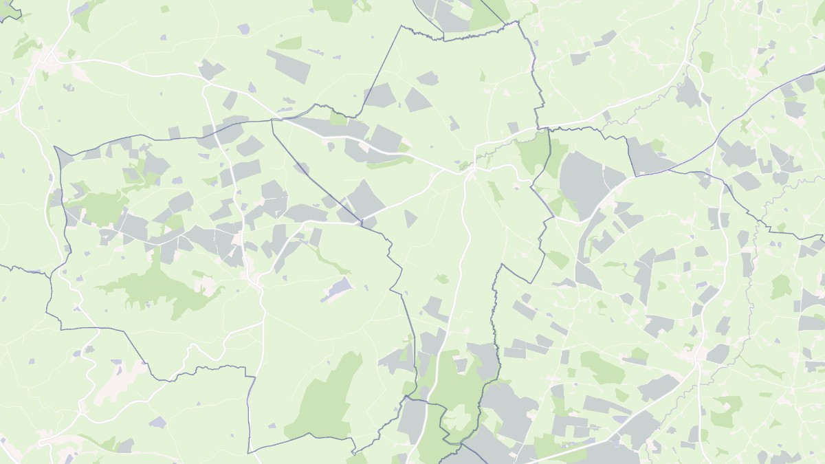 Aperçu cartographique de Urbise, centré sur la commune