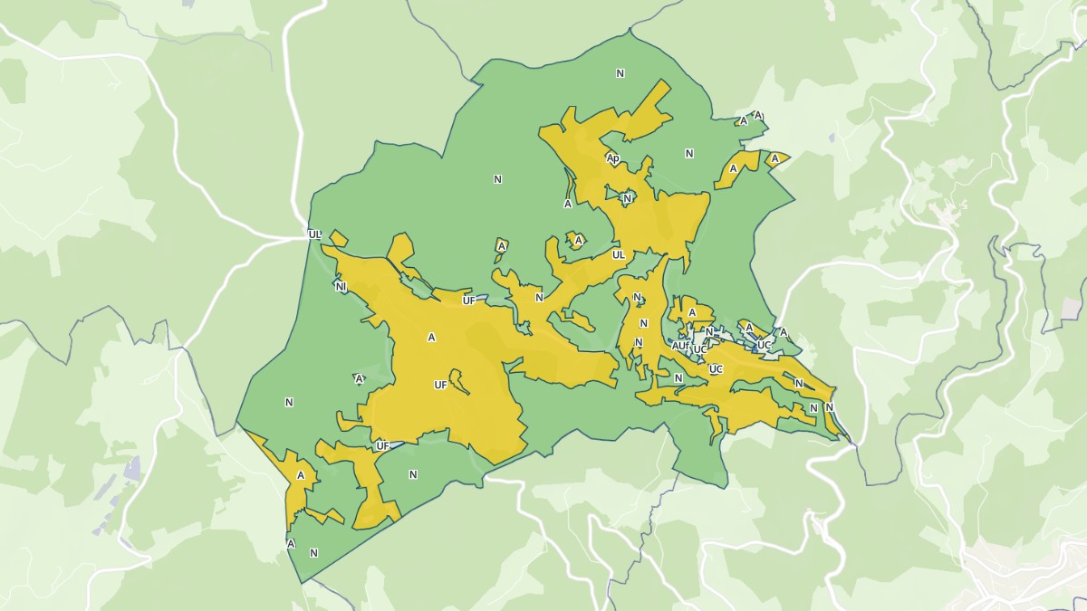 Aperçu cartographique de La Versanne, centré sur la commune