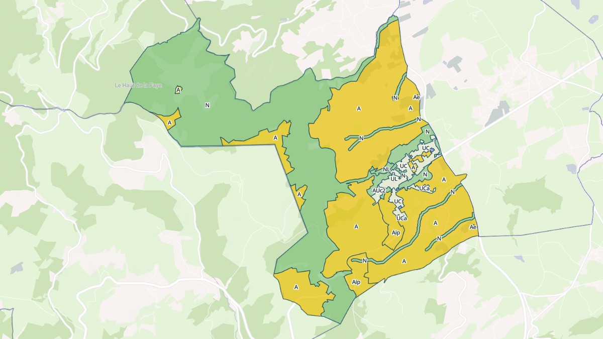 Aperçu cartographique de Villemontais, centré sur la commune