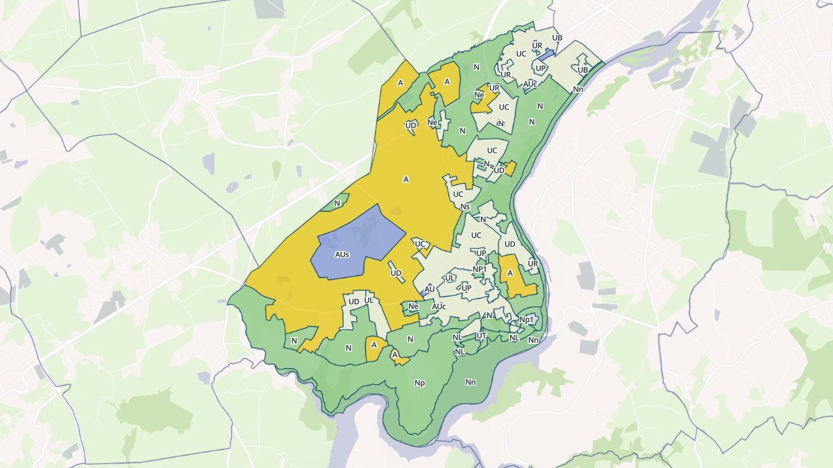 Aperçu cartographique de Villerest, centré sur la commune