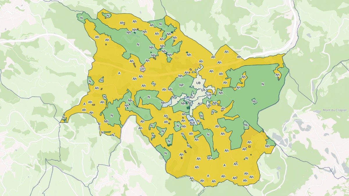 Aperçu cartographique de Violay, centré sur la commune