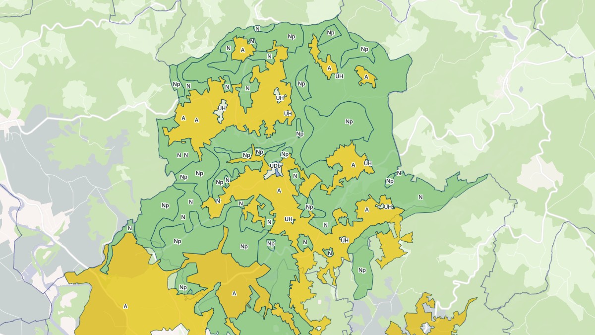 Aperçu cartographique de Agnat, centré sur la commune