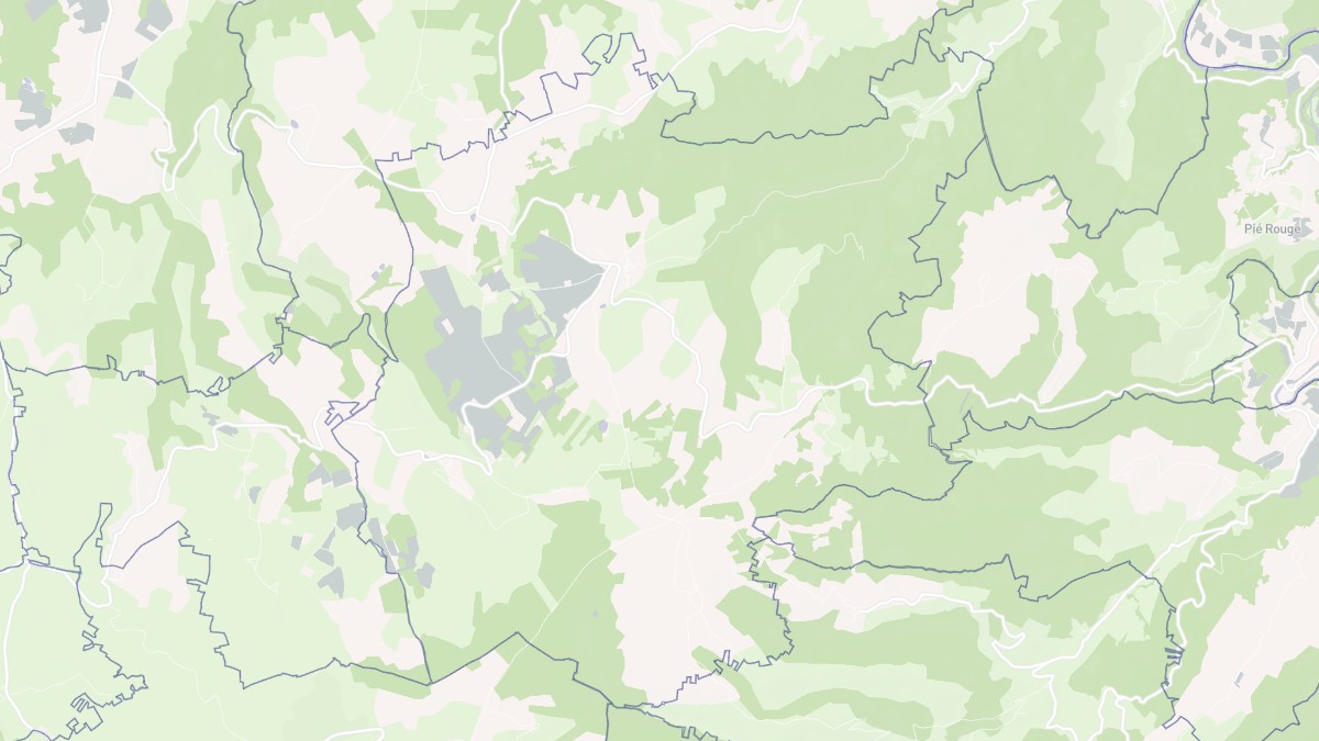 Aperçu cartographique de Ally, centré sur la commune