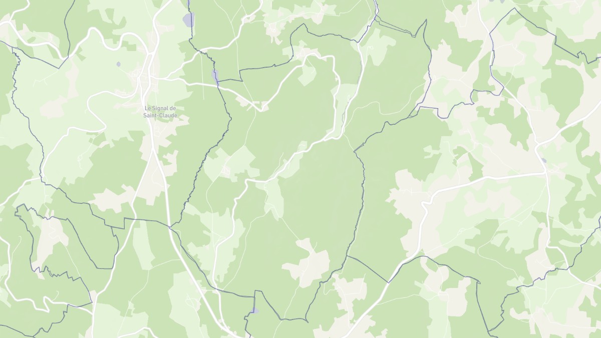 Aperçu cartographique de Bonneval, centré sur la commune