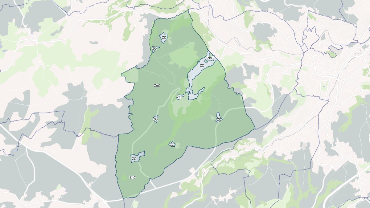 Aperçu cartographique de Ceyssac, centré sur la commune