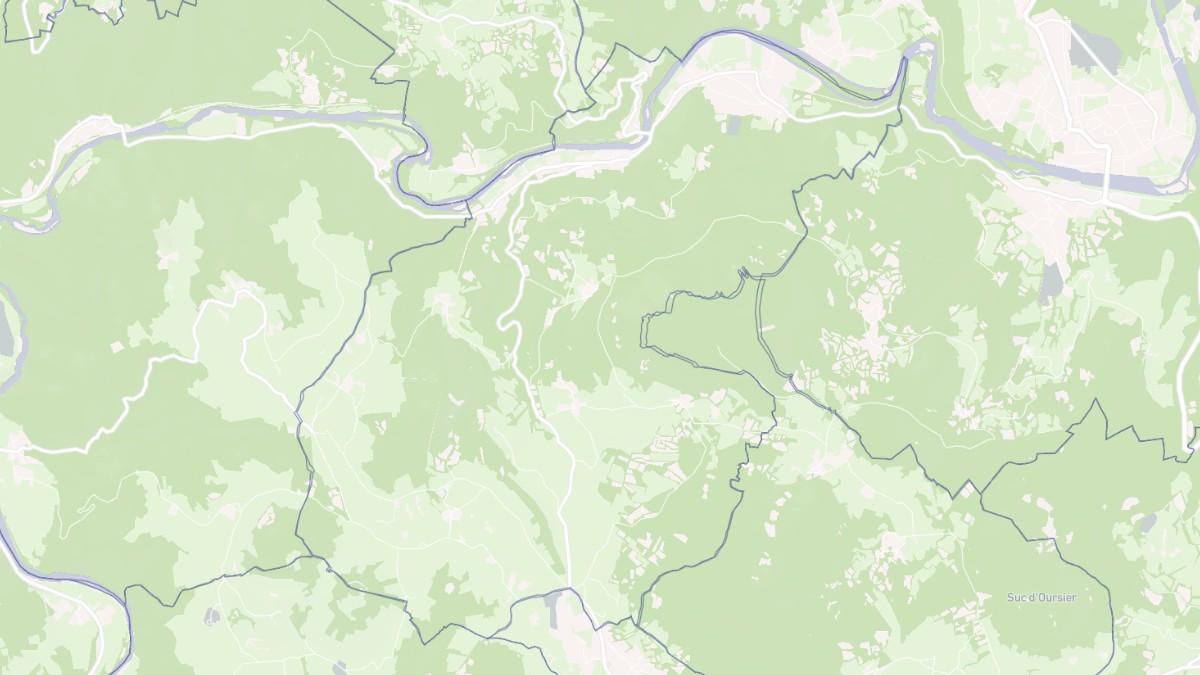 Aperçu cartographique de Chamalières-sur-Loire, centré sur la commune