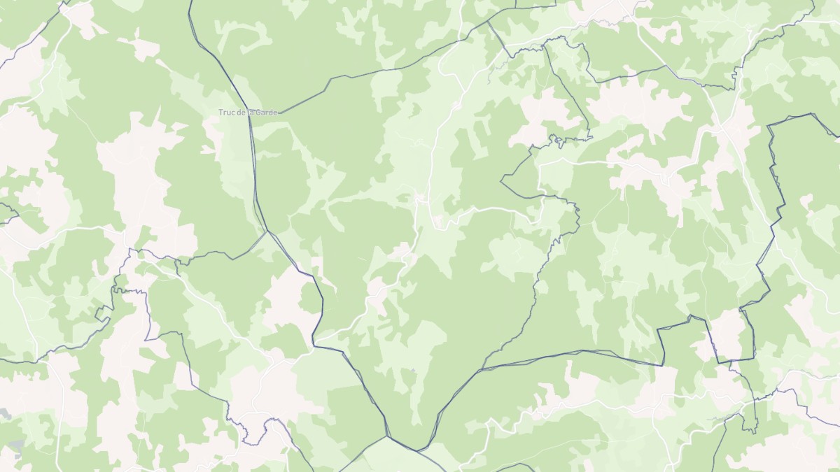 Aperçu cartographique de Chanaleilles, centré sur la commune