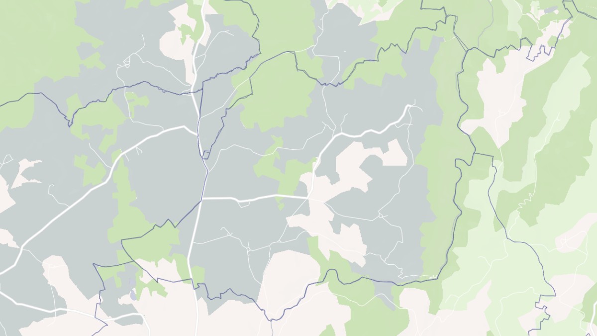 Aperçu cartographique de Cubelles, centré sur la commune