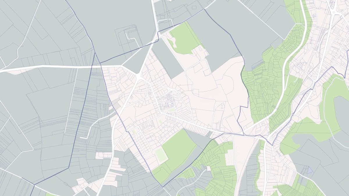 Aperçu cartographique de Frugerès-les-Mines, centré sur la commune