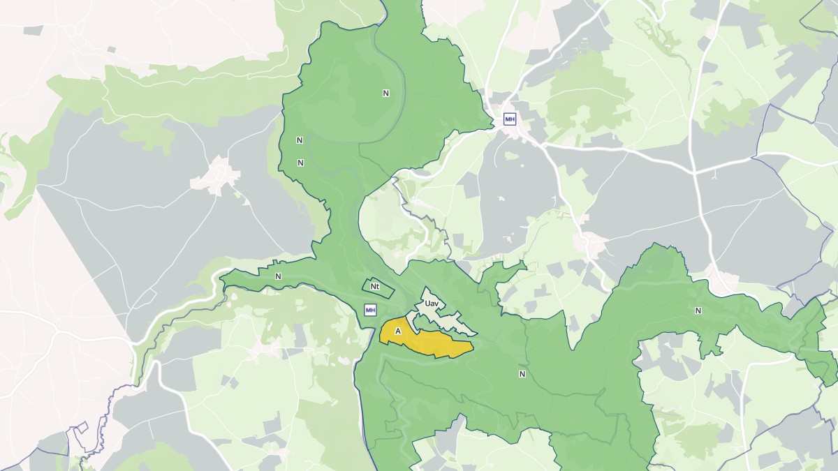 Aperçu cartographique de Goudet, centré sur la commune
