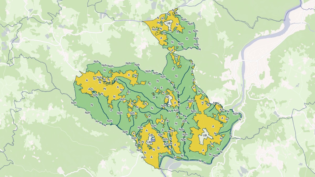 Aperçu cartographique de Malvalette, centré sur la commune