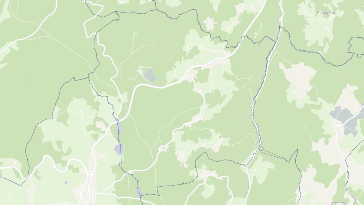Aperçu cartographique de Malvières, centré sur la commune