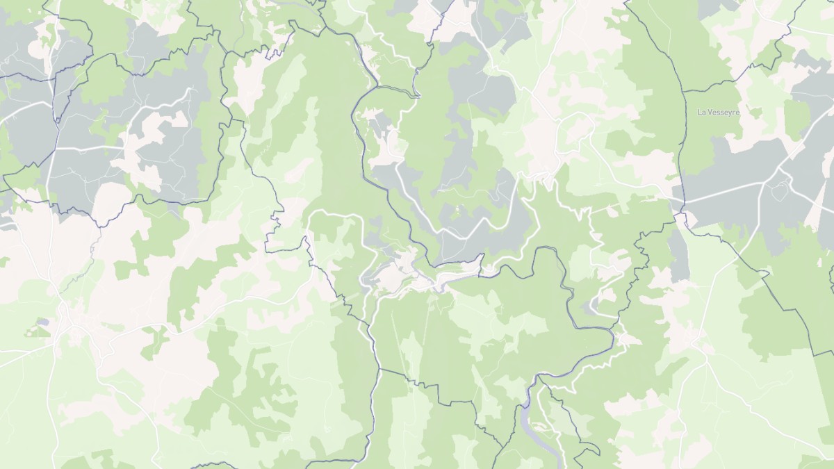 Aperçu cartographique de Monistrol-d'Allier, centré sur la commune