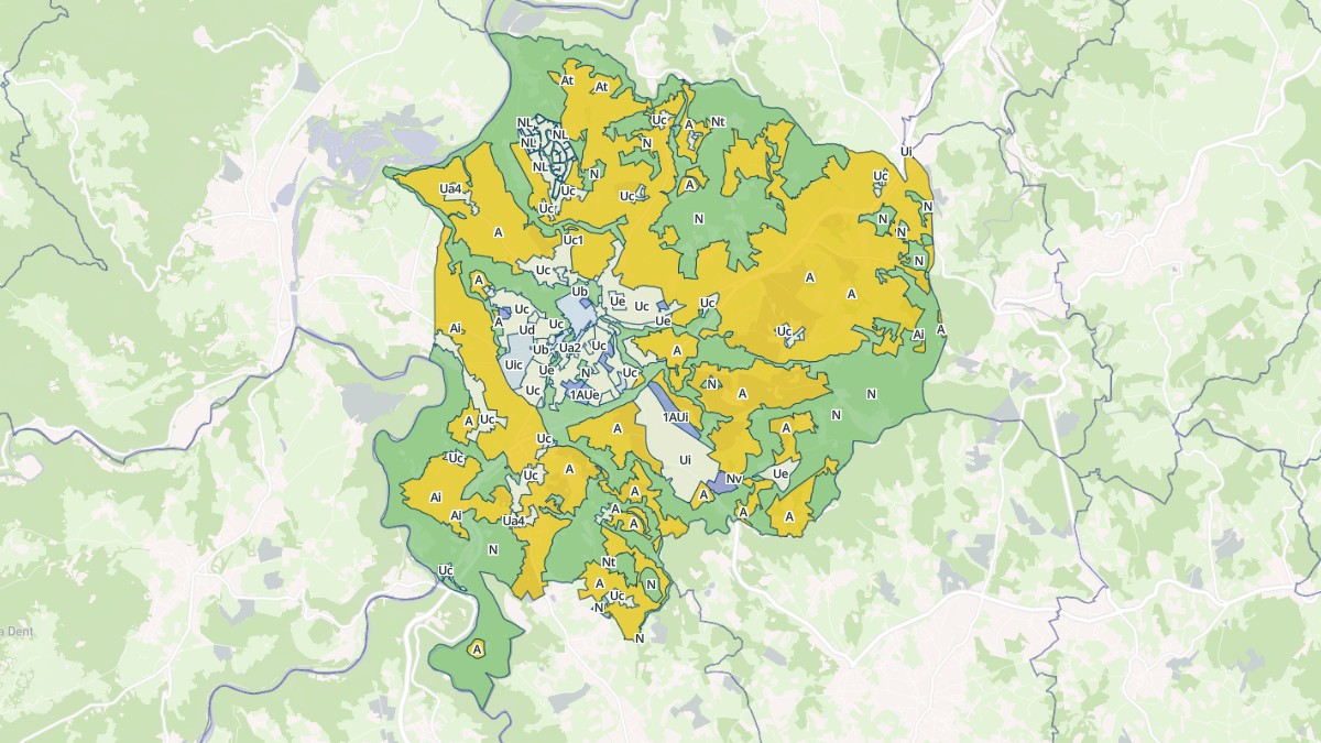 Aperçu cartographique de Monistrol-sur-Loire, centré sur la commune