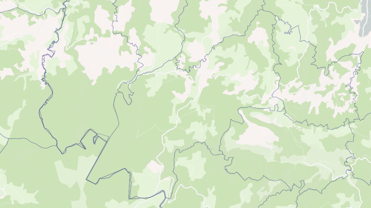 Aperçu cartographique de Pinols, centré sur la commune