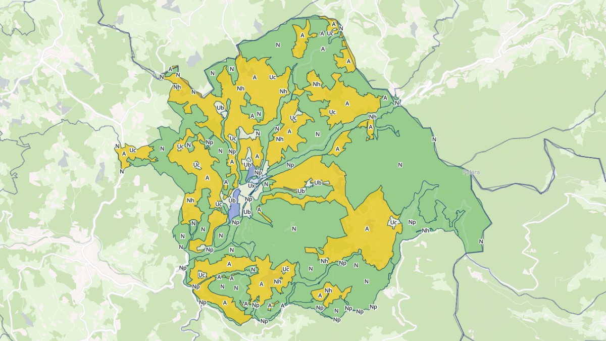 Aperçu cartographique de Riotord, centré sur la commune
