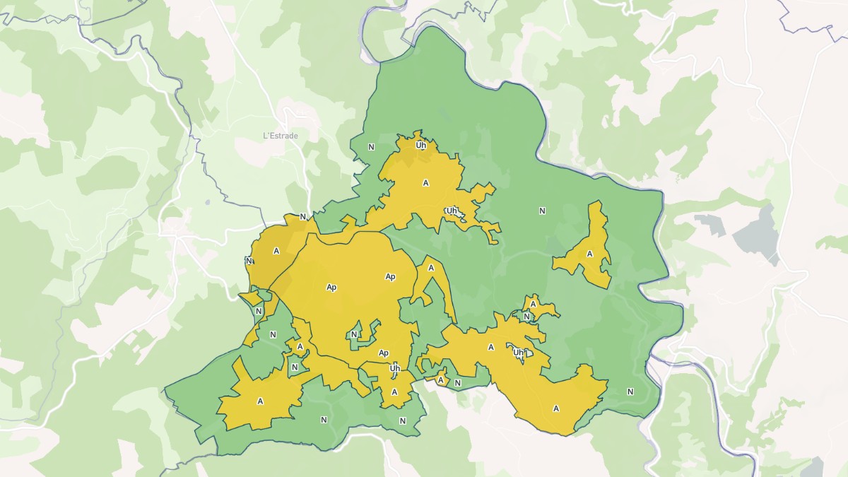Aperçu cartographique de Saint-Christophe-d'Allier, centré sur la commune