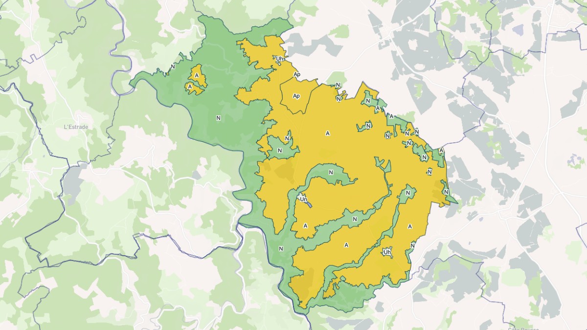 Aperçu cartographique de Saint-Haon, centré sur la commune