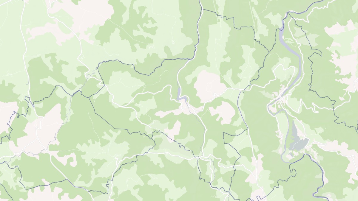 Aperçu cartographique de Saint-Préjet-d'Allier, centré sur la commune