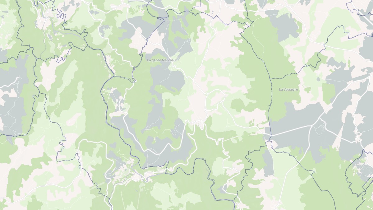 Aperçu cartographique de Saint-Privat-d'Allier, centré sur la commune