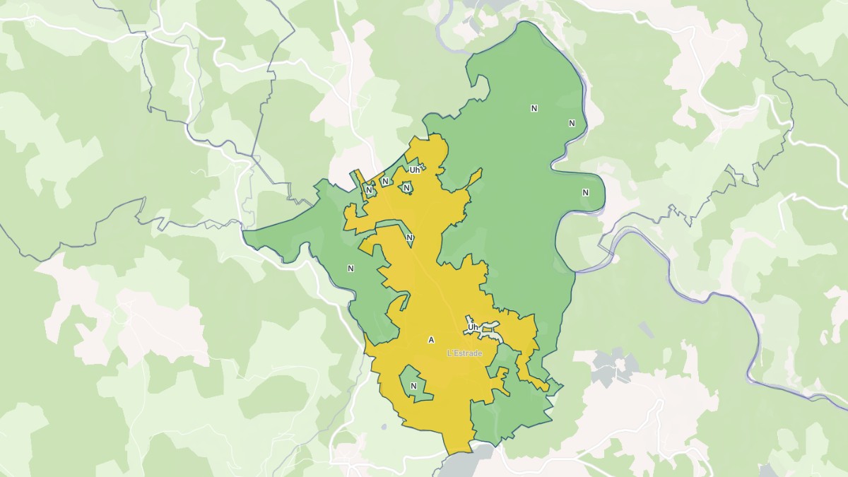 Aperçu cartographique de Saint-Vénérand, centré sur la commune