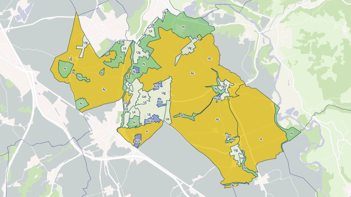Aperçu cartographique de Vergongheon, centré sur la commune