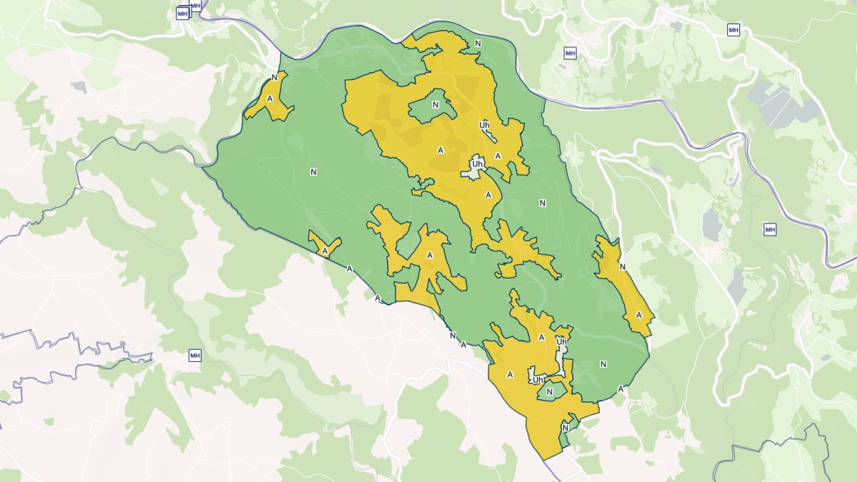Aperçu cartographique de Vielprat, centré sur la commune