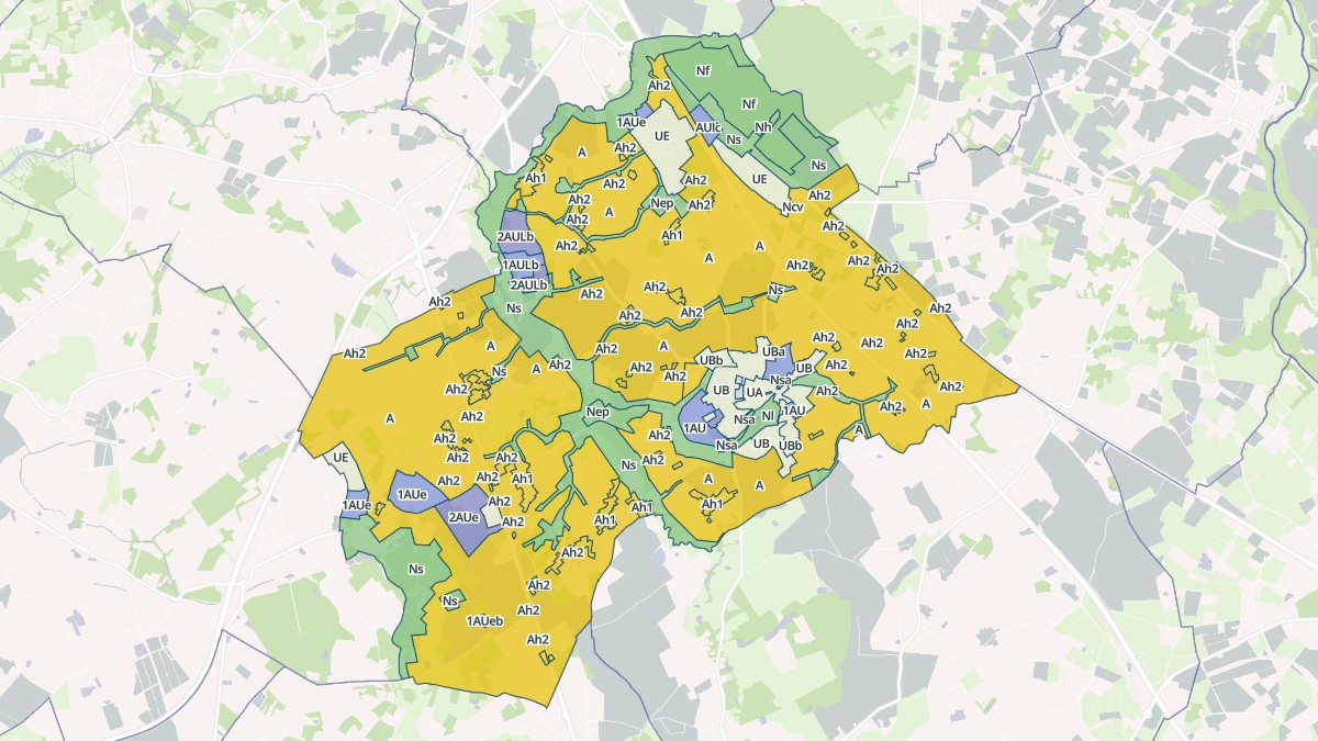 Aperçu cartographique de Le Bignon, centré sur la commune