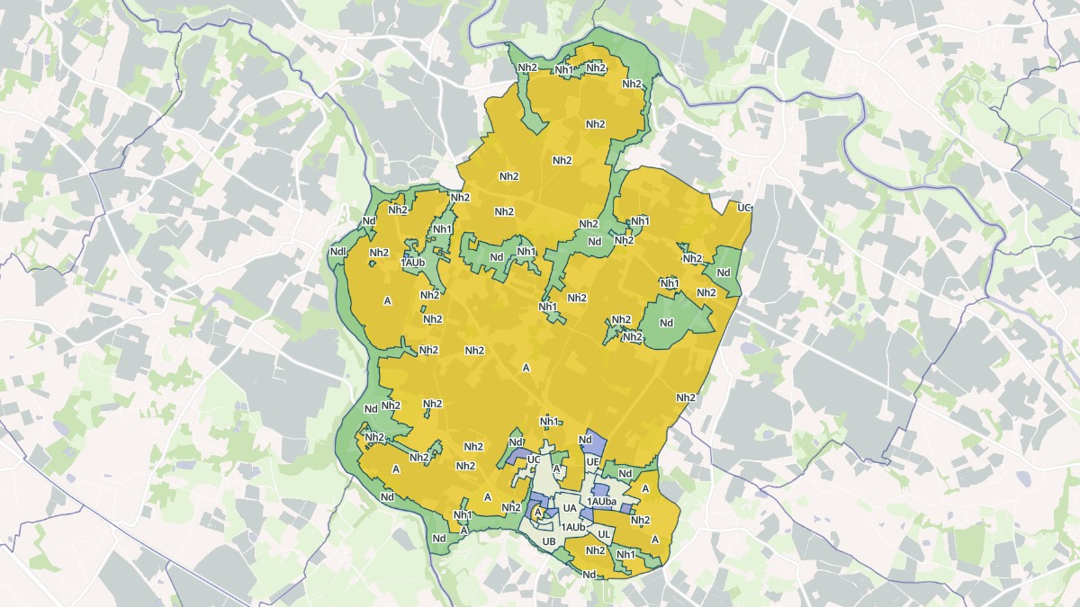 Aperçu cartographique de Maisdon-sur-Sèvre, centré sur la commune
