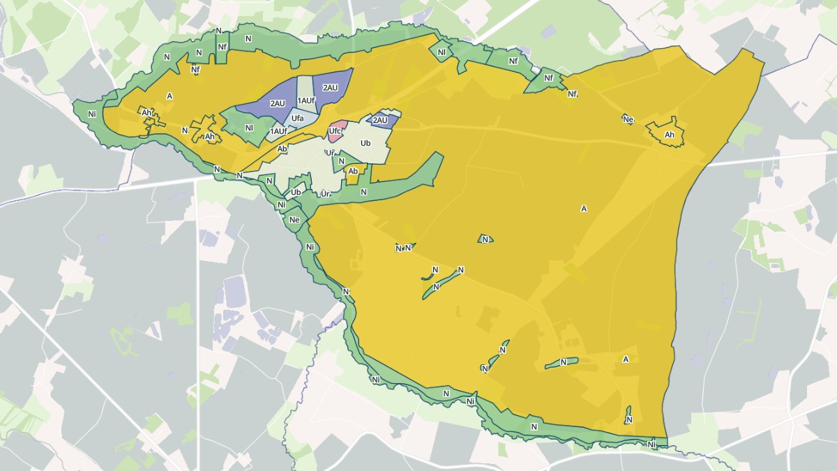 Aperçu cartographique de La Marne, centré sur la commune