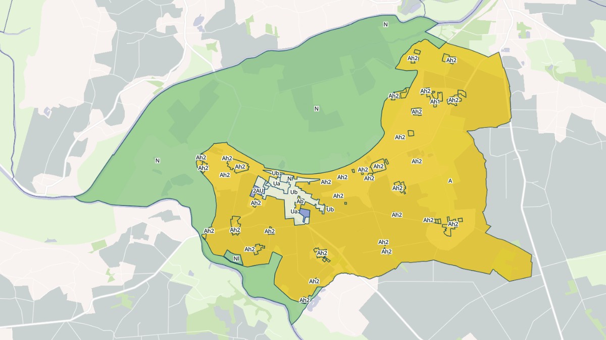 Aperçu cartographique de Massérac, centré sur la commune