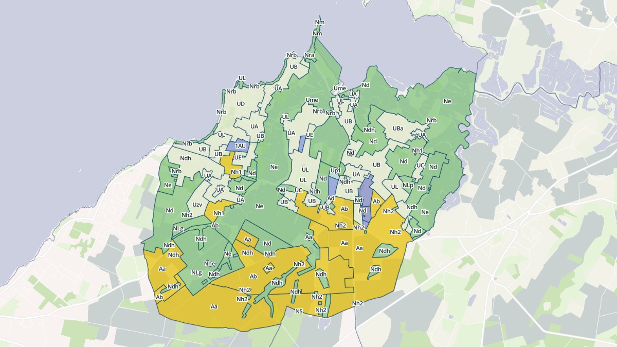 Aperçu cartographique de Mesquer, centré sur la commune