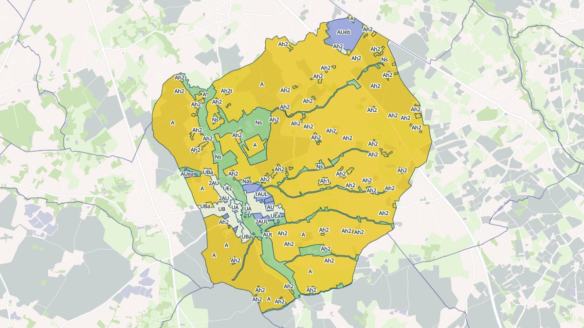 Aperçu cartographique de Montbert, centré sur la commune