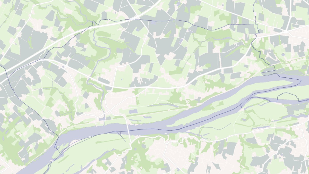 Aperçu cartographique de Oudon, centré sur la commune