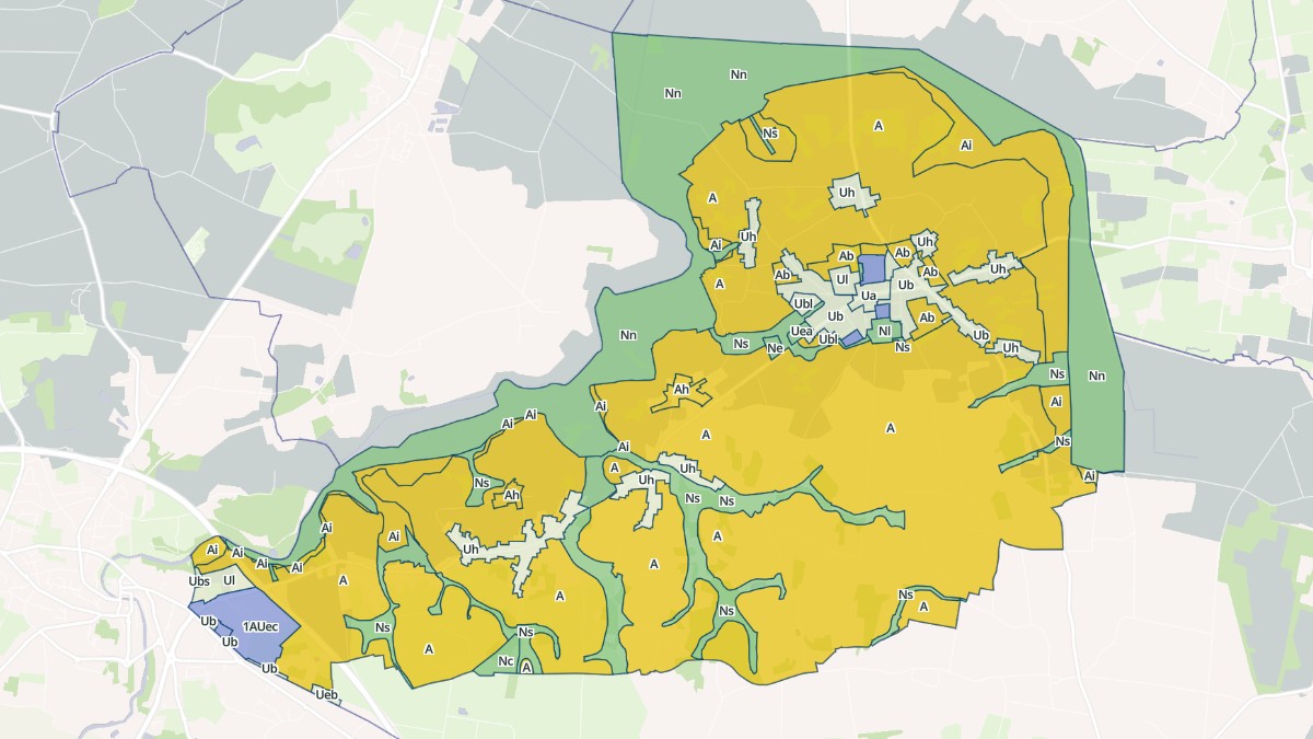 Aperçu cartographique de Sainte-Anne-sur-Brivet, centré sur la commune