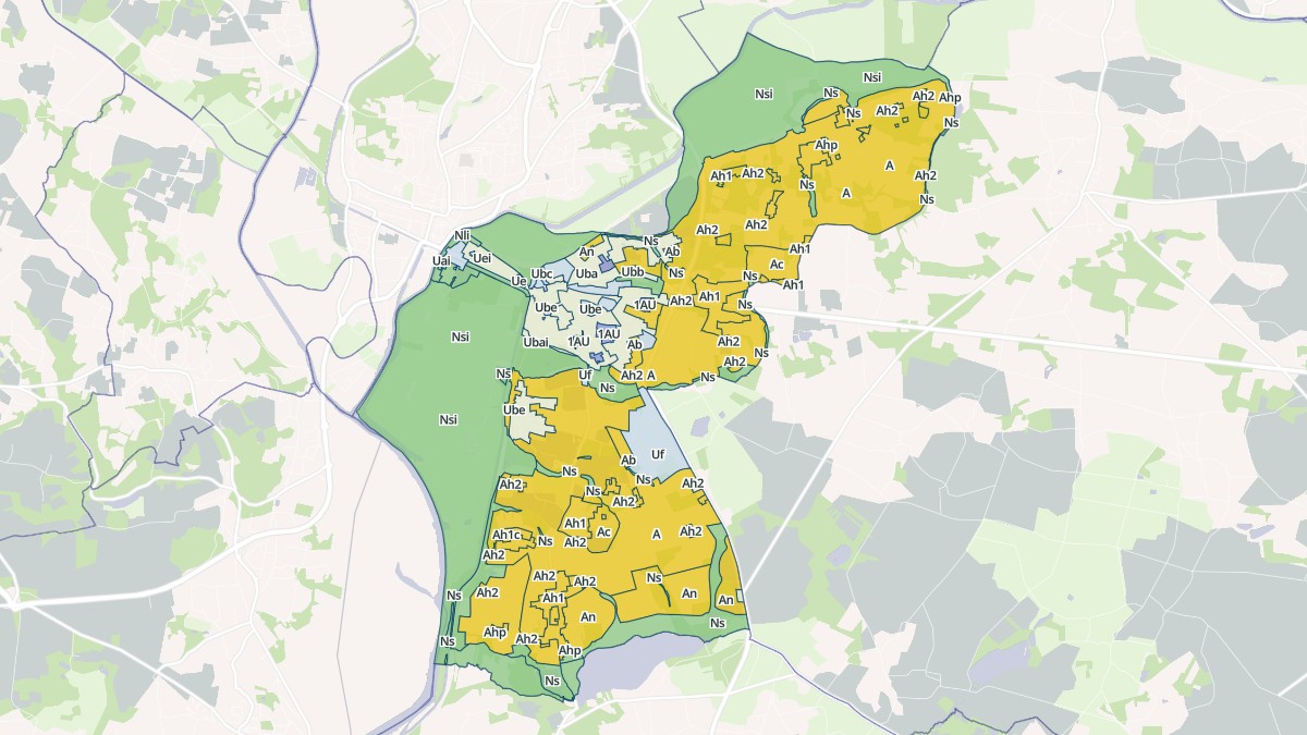 Aperçu cartographique de Saint-Nicolas-de-Redon, centré sur la commune