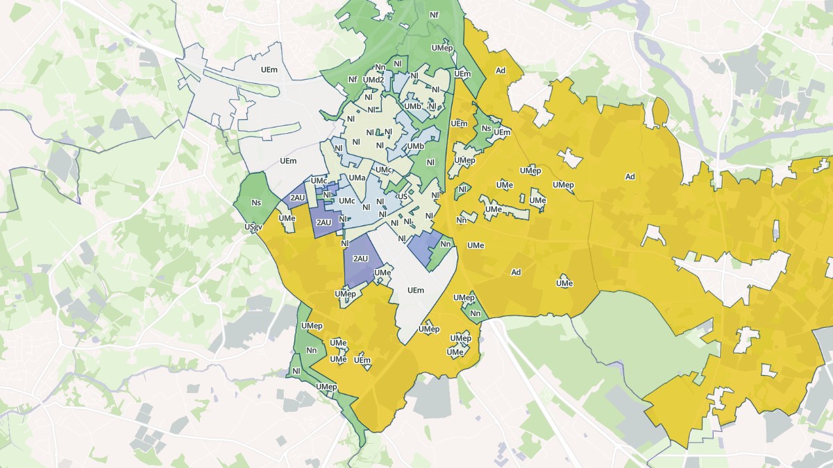 Aperçu cartographique de Les Sorinières, centré sur la commune